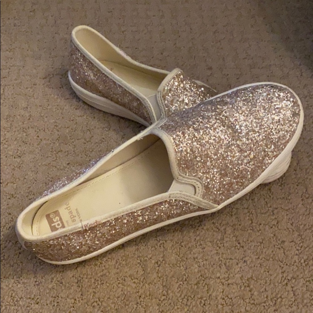 Rose gold sparkle Keds